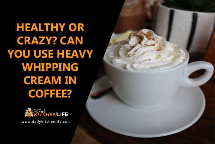can you use heavy whipping cream in coffee