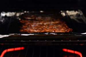 bacon in a Breville toaster oven