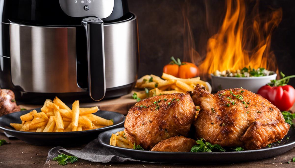 air fryer cooking thin chicken breast